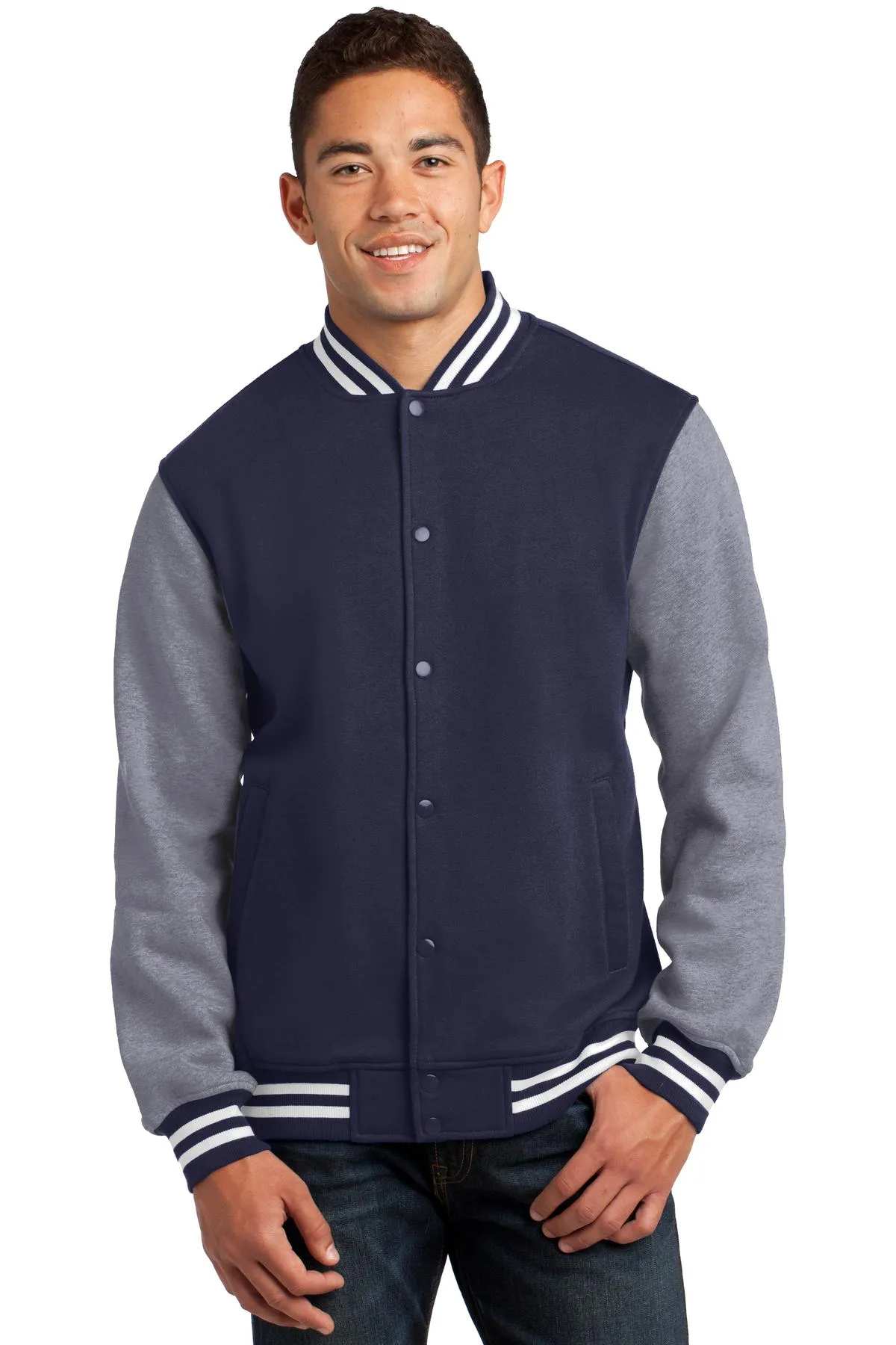 Sport-Tek¨ Fleece Letterman Jacket. ST270