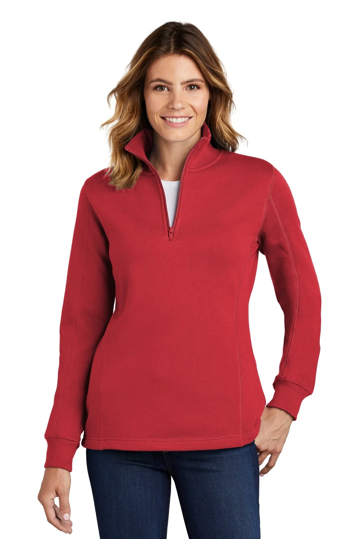 Sport-Tek¨ Ladies 1/4-Zip Sweatshirt. LST253