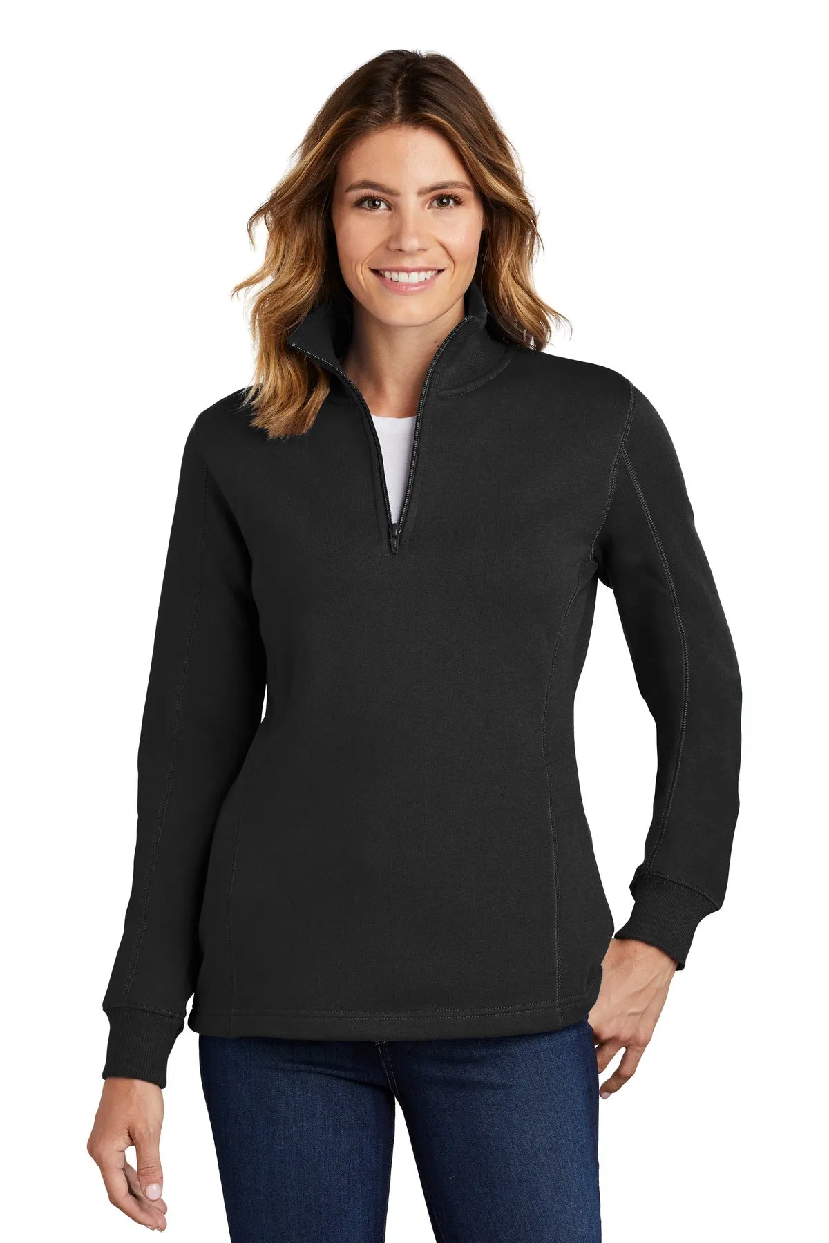 Sport-Tek¨ Ladies 1/4-Zip Sweatshirt. LST253
