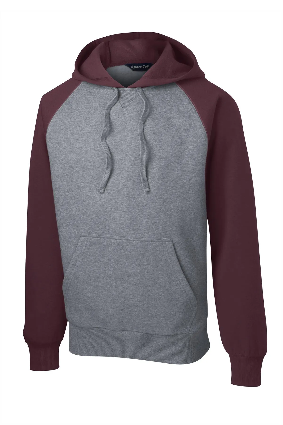 Sport-Tek® Raglan Colorblock Pullover Hooded Sweatshirt