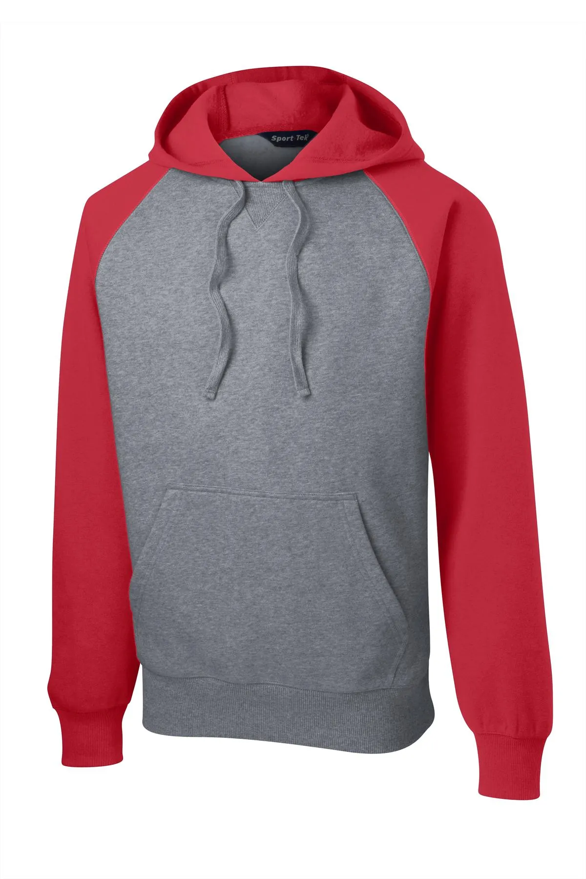 Sport-Tek® Raglan Colorblock Pullover Hooded Sweatshirt