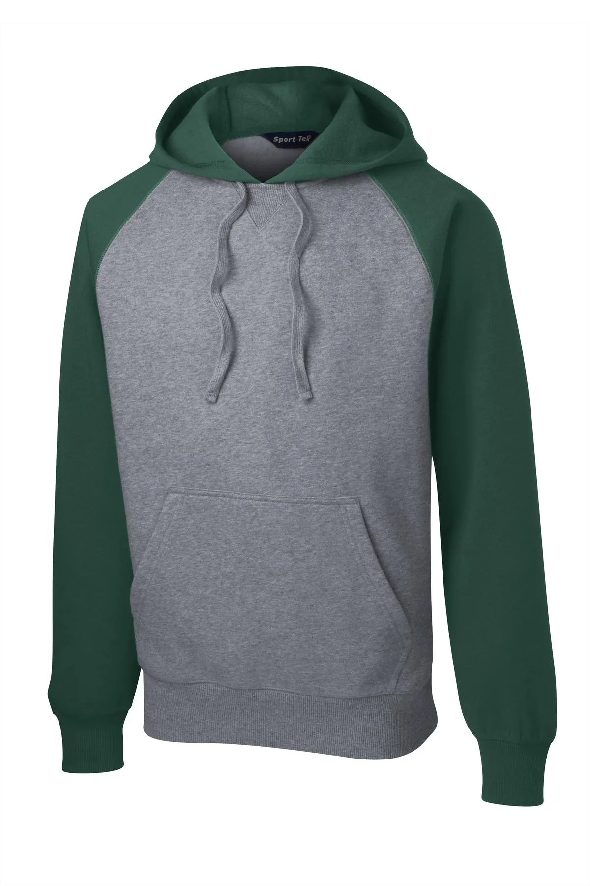 Sport-Tek® Raglan Colorblock Pullover Hooded Sweatshirt