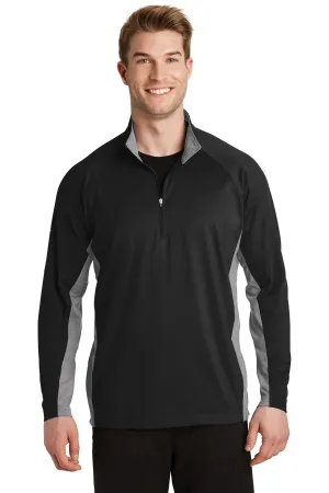 Sport-Tek¨ Sport-Wick¨ Stretch Contrast 1/4-Zip Pullover. ST854