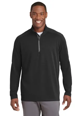 Sport-Tek¨ Sport-Wick¨ Textured 1/4-Zip Pullover.  ST860