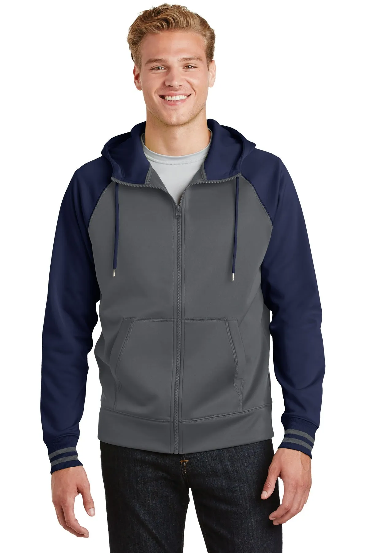 Sport-Tek¨ Sport-Wick¨ Varsity Fleece Full-Zip Hooded Jacket. ST236