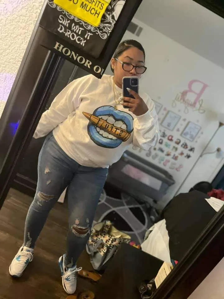 STFU Ice Blue Logo Unisex Sweatshirt