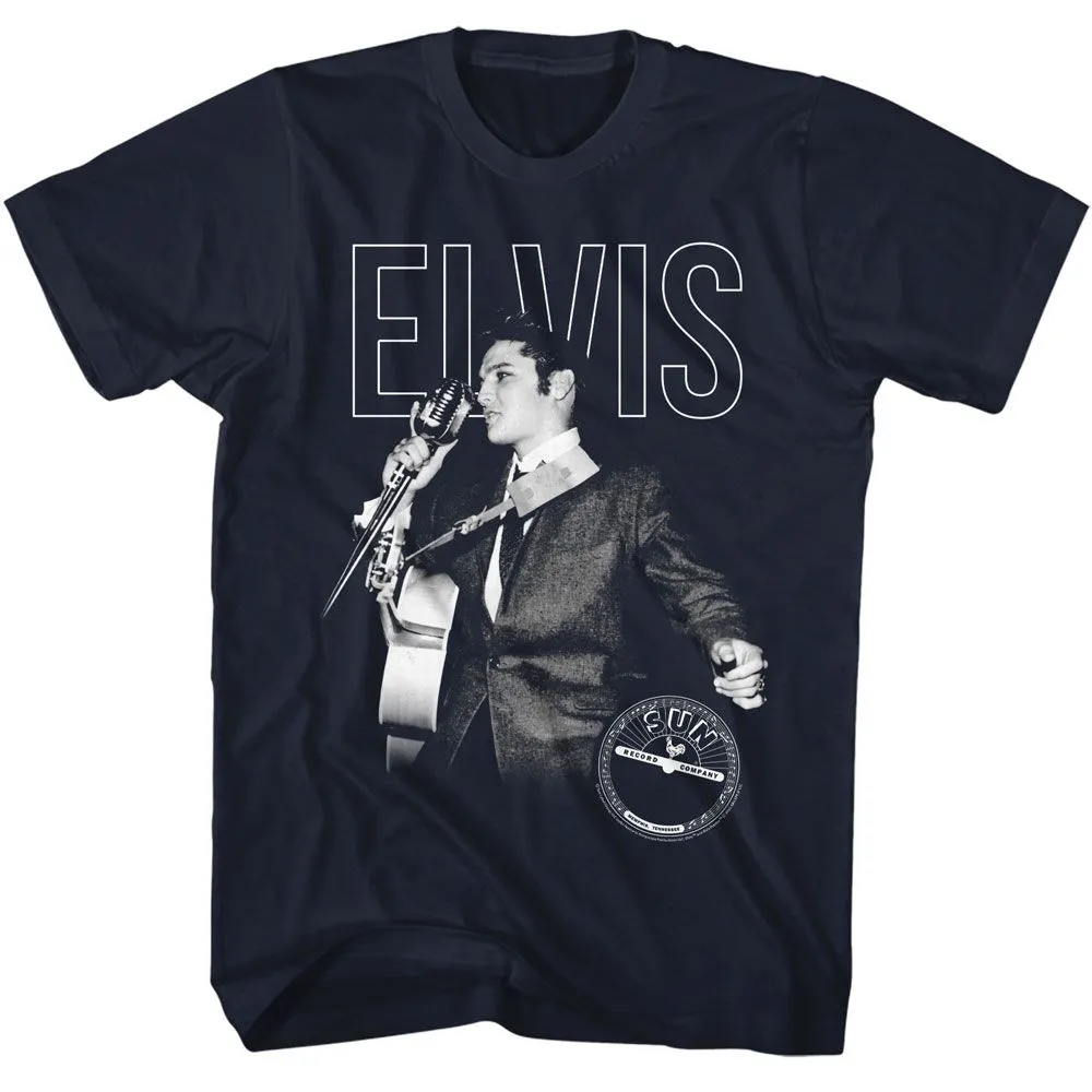 Sun Records Elvis on the Mic T-Shirt