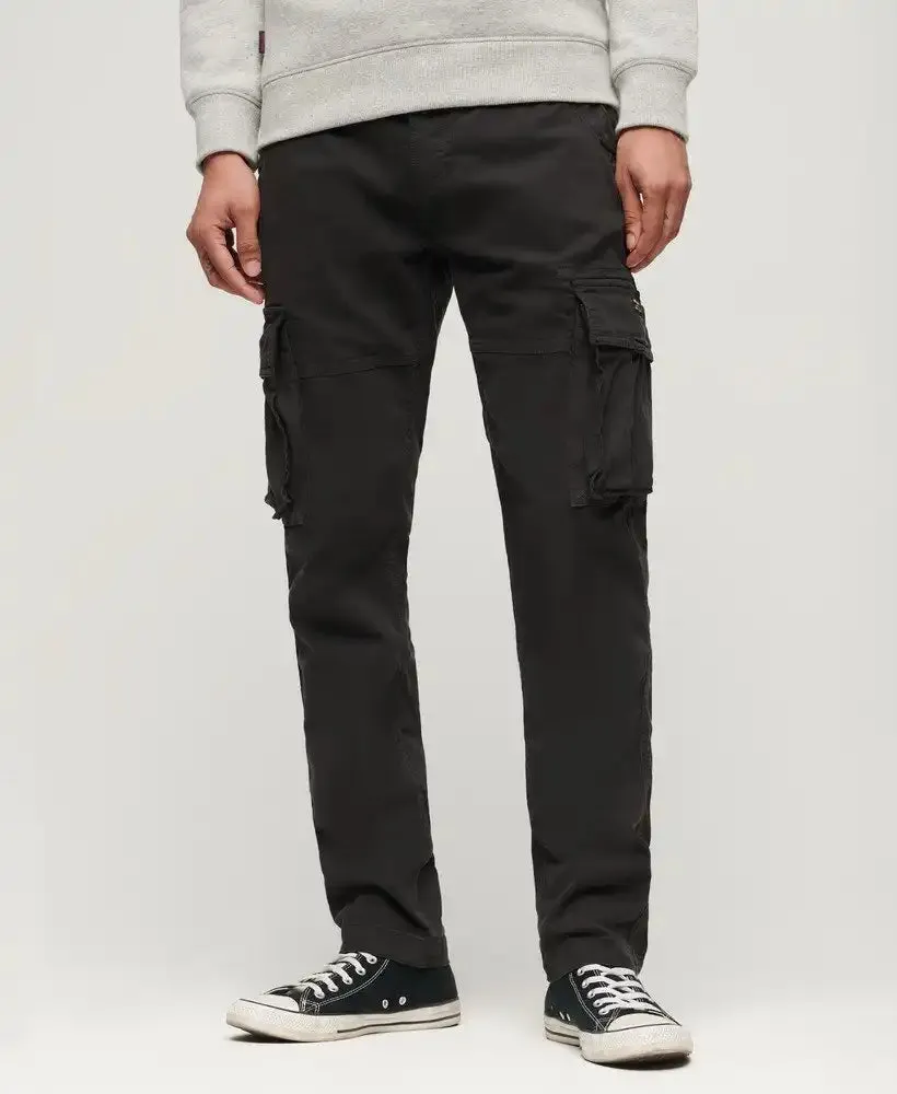 Superdry Mens Core Cargo Pants Black