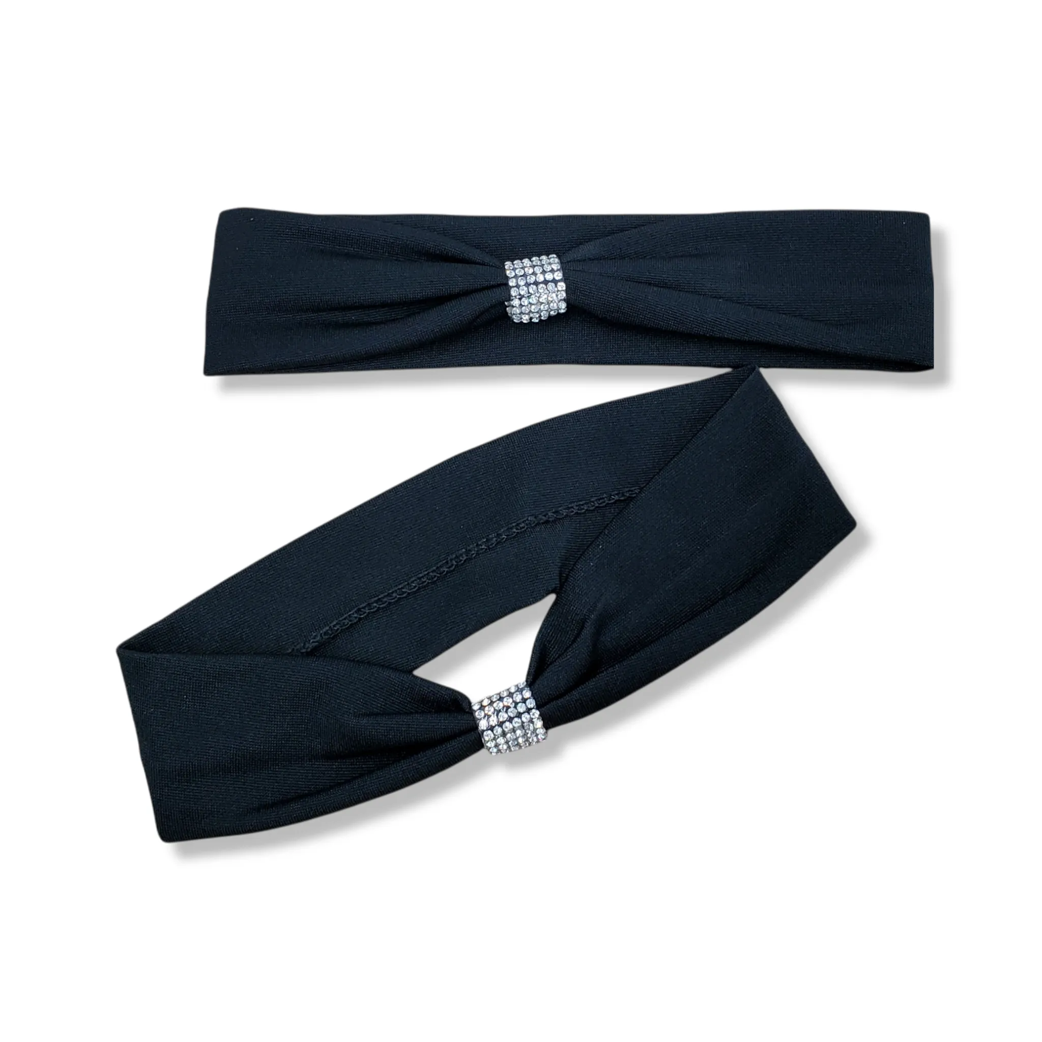 T&T Bowknot Head Band w/ Rhinestones (2 Pack)