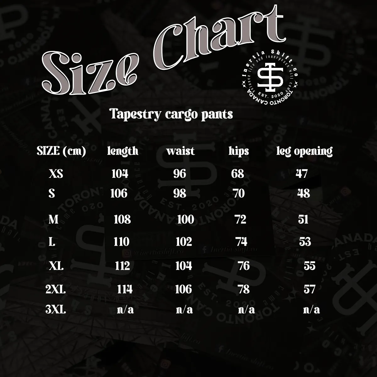 Tapestry baggy cargo pants