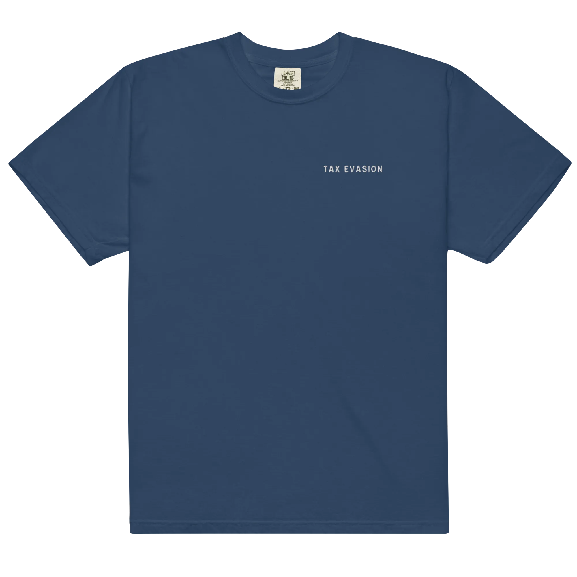 Tax Evasion Embroidered Premium T-Shirt