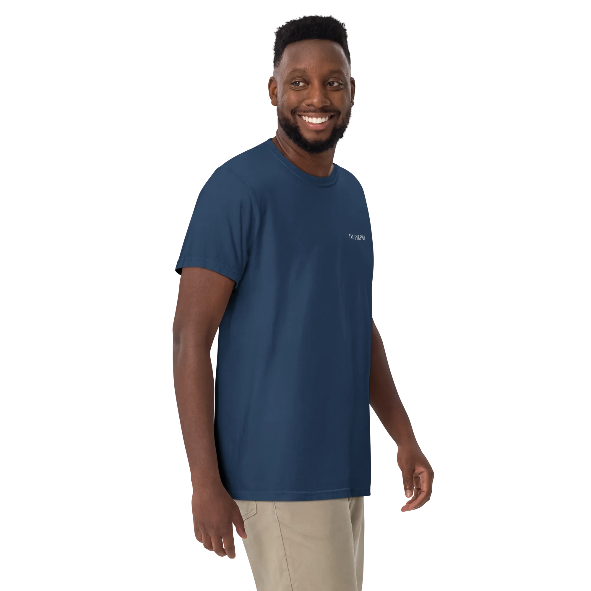 Tax Evasion Embroidered Premium T-Shirt
