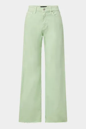 Taylor Wide-Leg Jean in Pistachio