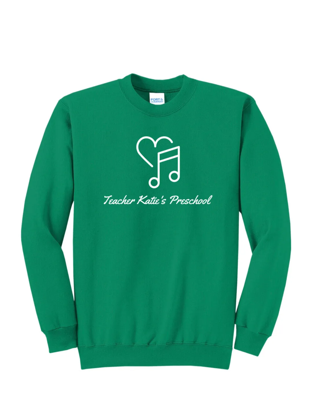 Teacher Katie's Preschool - Crewneck Sweatshirt (ALL ORDERS DELIVERED TO TKPS)_