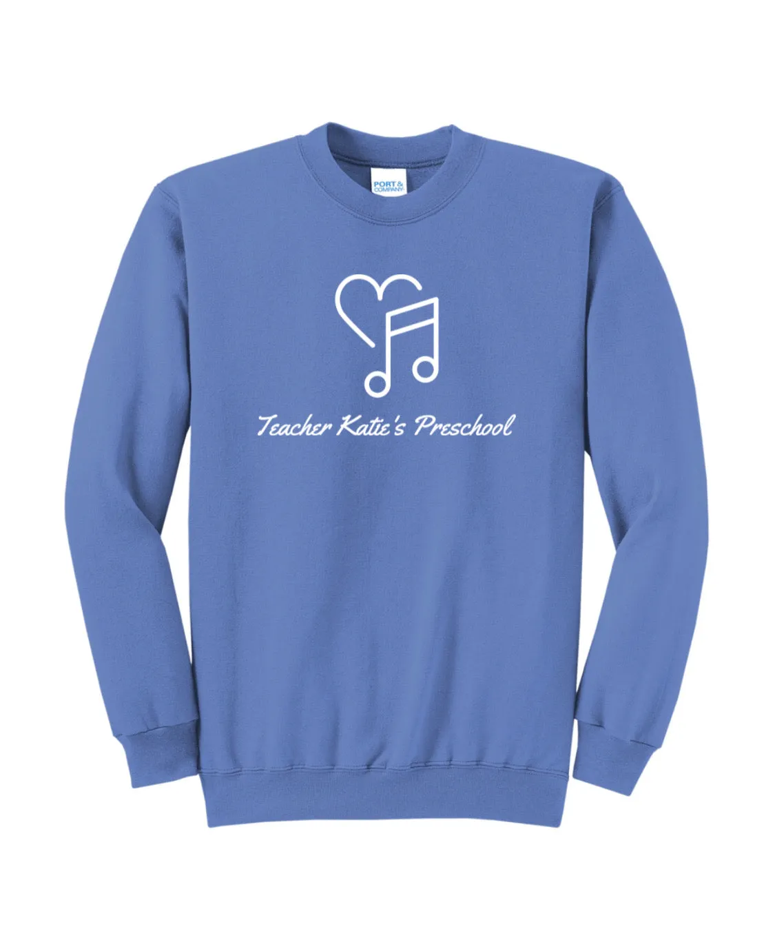Teacher Katie's Preschool - Crewneck Sweatshirt (ALL ORDERS DELIVERED TO TKPS)_