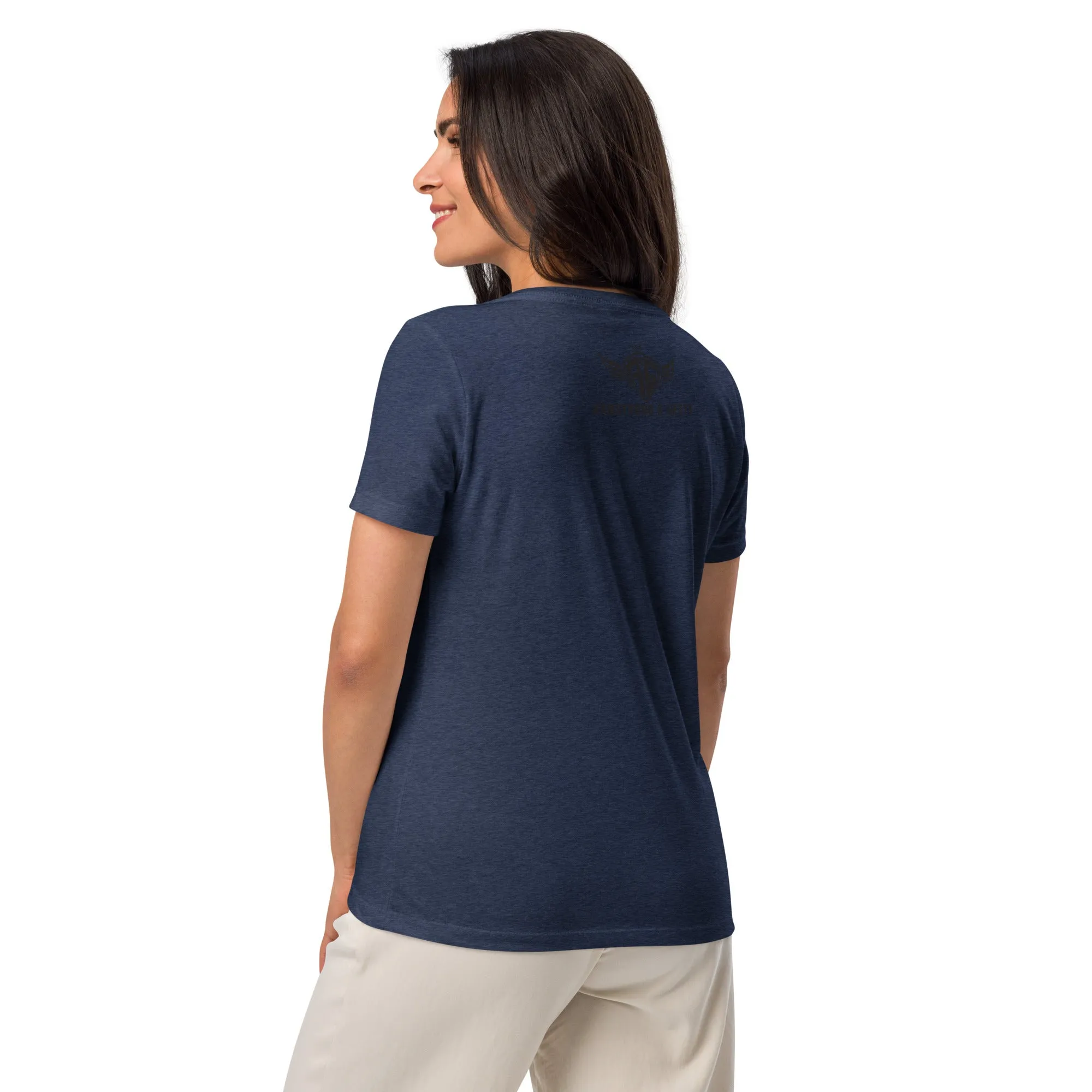 The A&G Cut the Crap Women’s Relaxed V-Neck T-Shirt