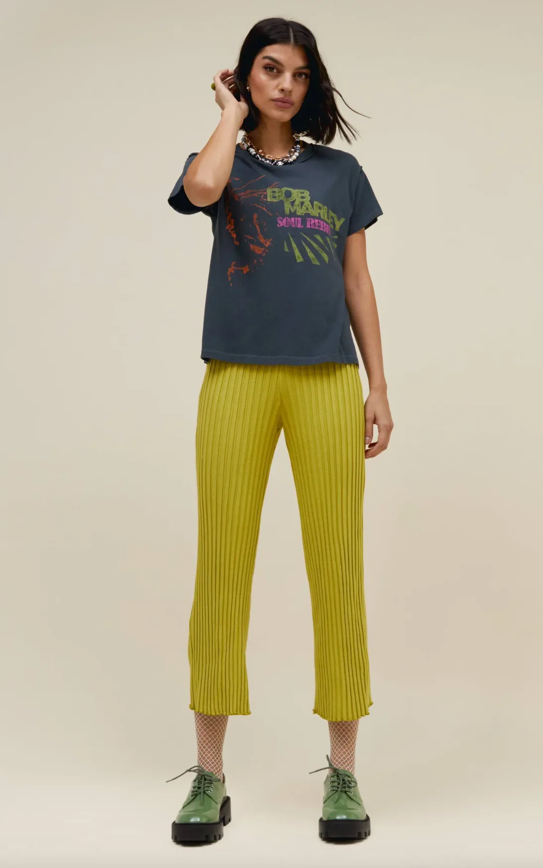 The Bob Marley Soul Rebel Reverse GF Tee by Daydreamer