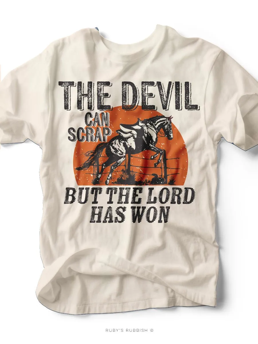 The Devil Can Scrap | Southern T-Shirt | Ruby’s Rubbish®