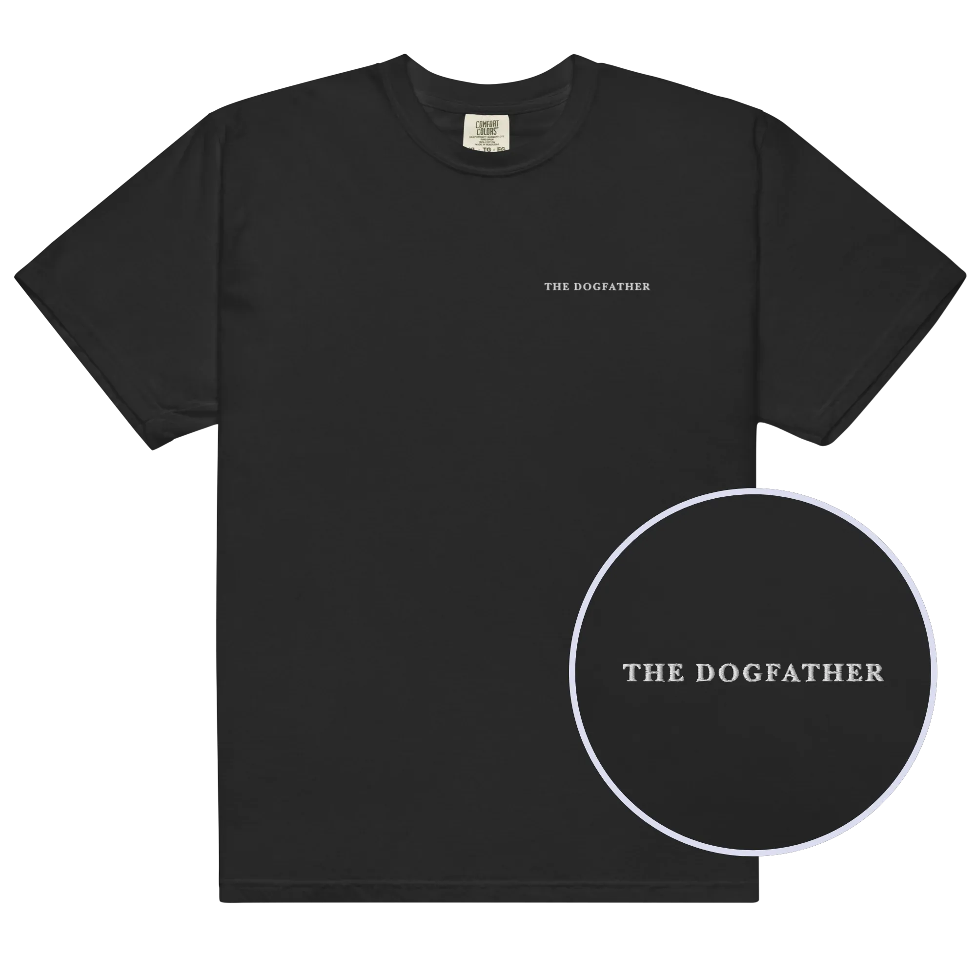The Dogfather Embroidered Premium T-Shirt