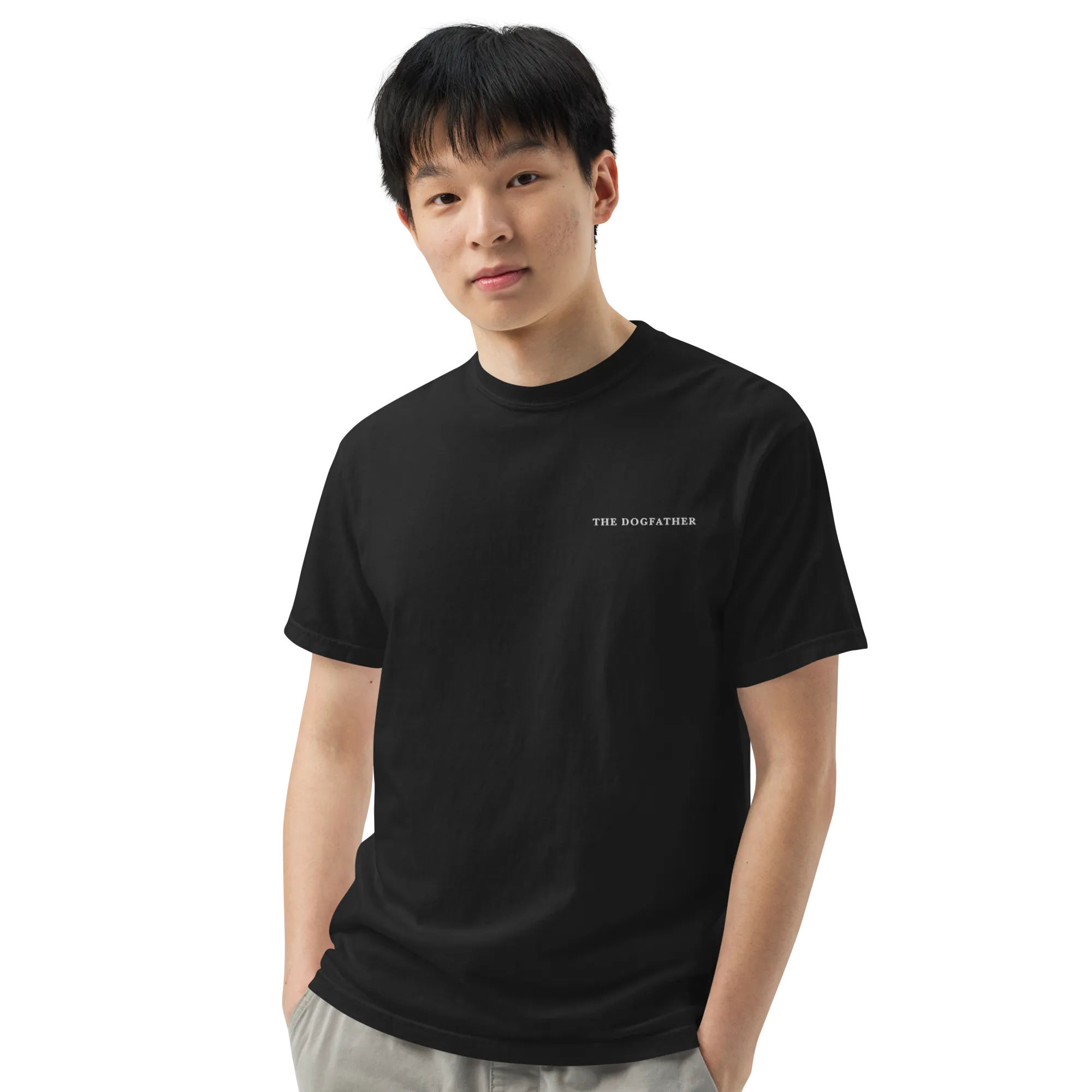 The Dogfather Embroidered Premium T-Shirt