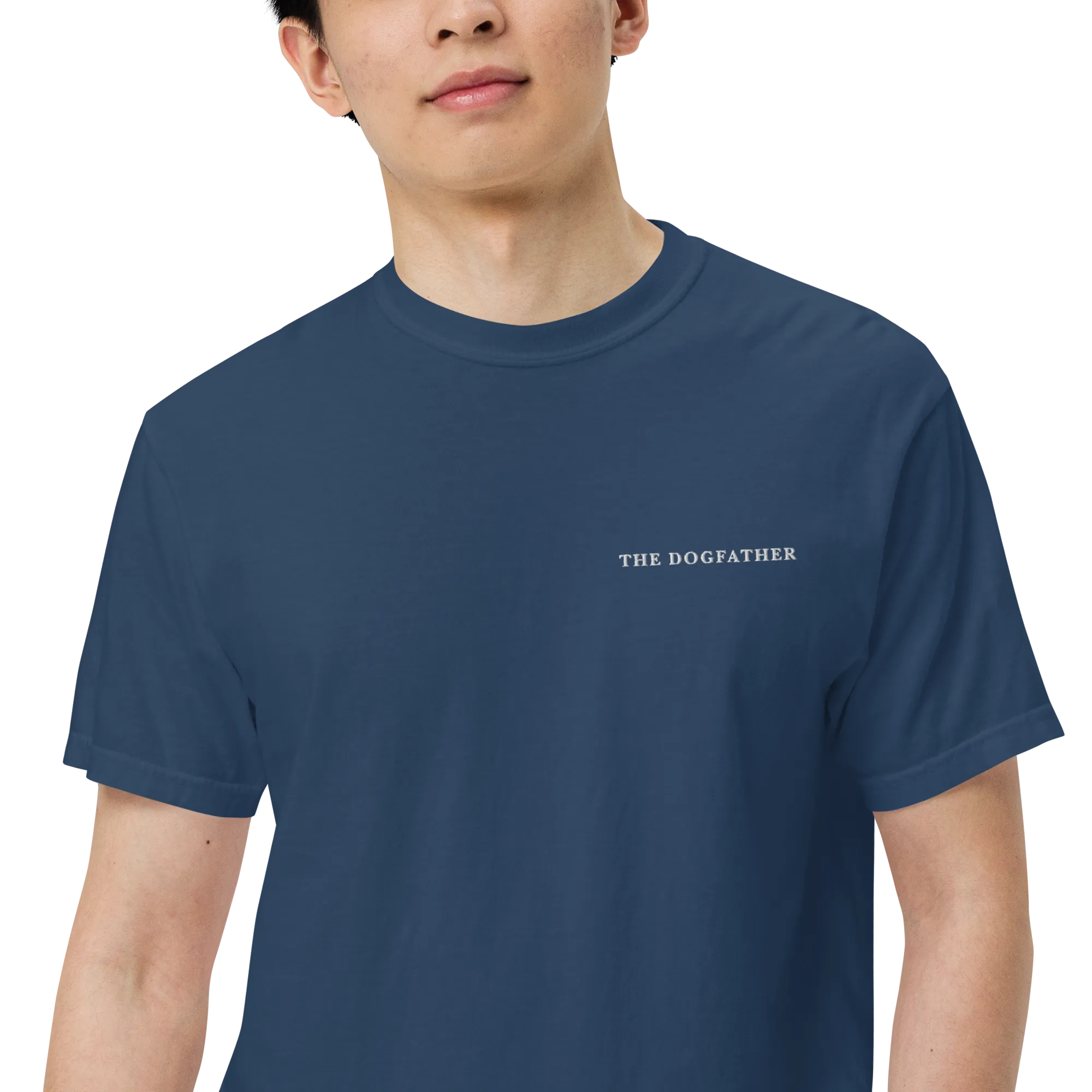 The Dogfather Embroidered Premium T-Shirt