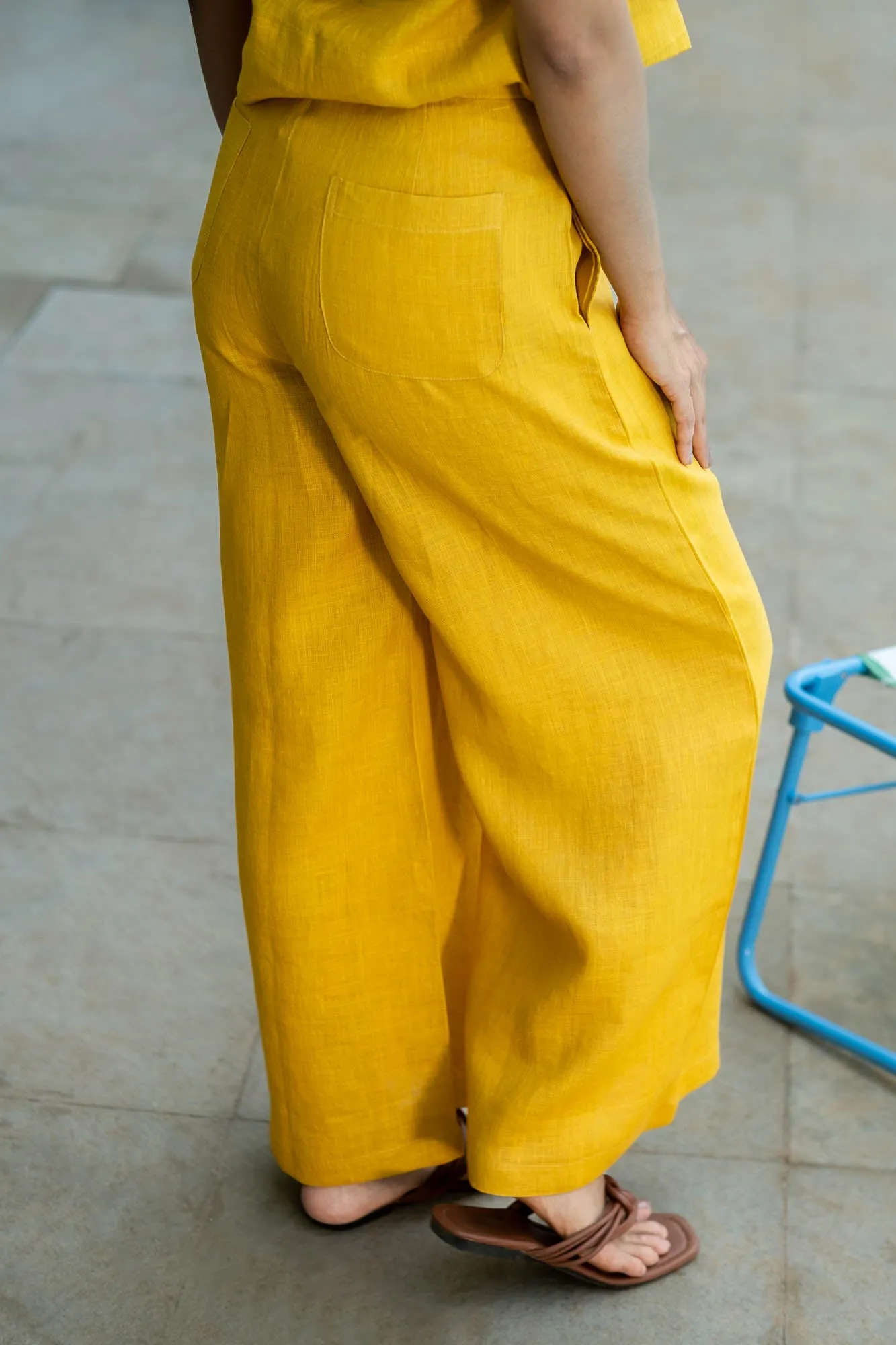 The Linen Wide Leg Pants