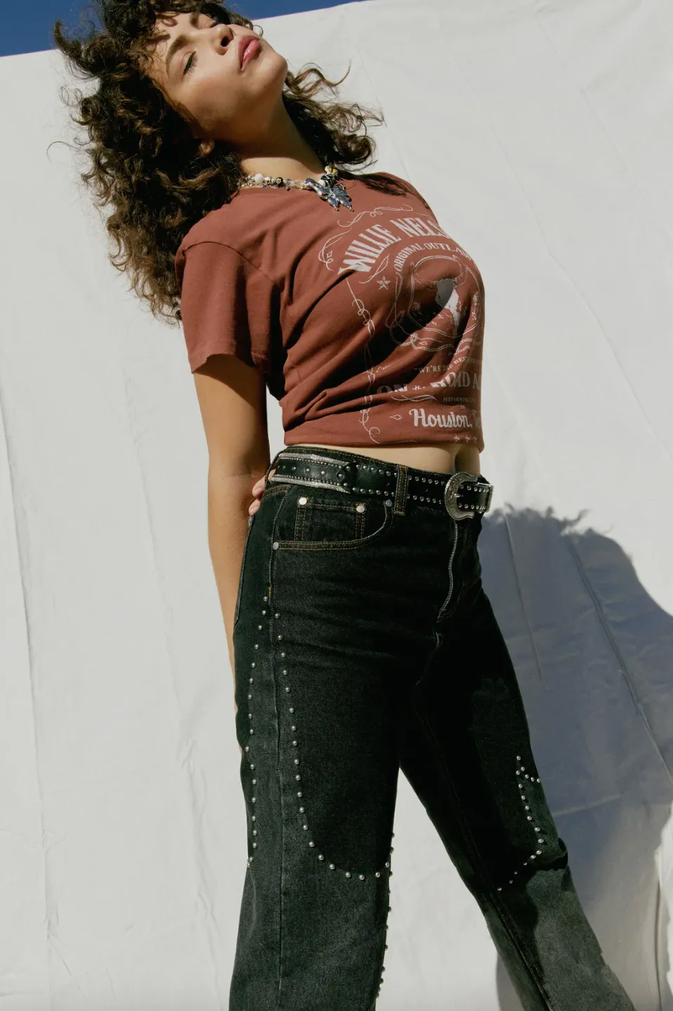 The Willie Nelson Whiskey Label Tour Tee by Daydreamer
