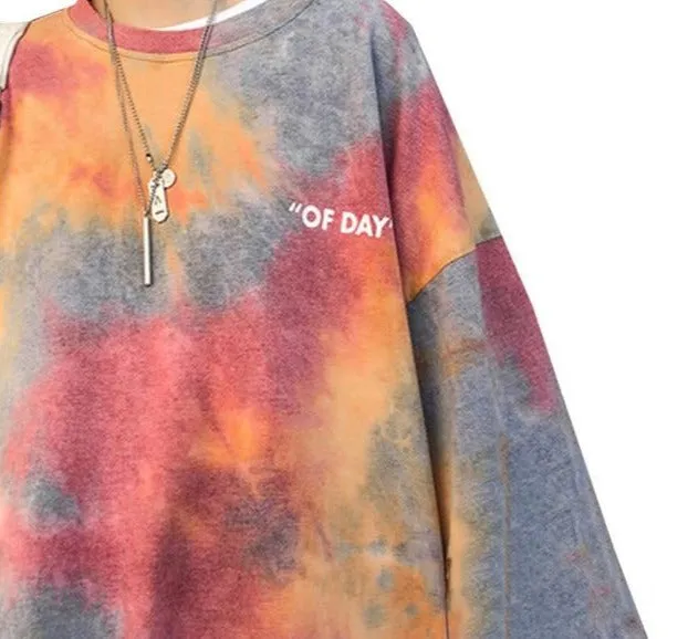 Tie Dye Autumn Winter 2 Piece Set Women Hoodies Pants Printed Sportswear Suits Thicken Warm Ladies Girls Hoodie Sets Tracksuits