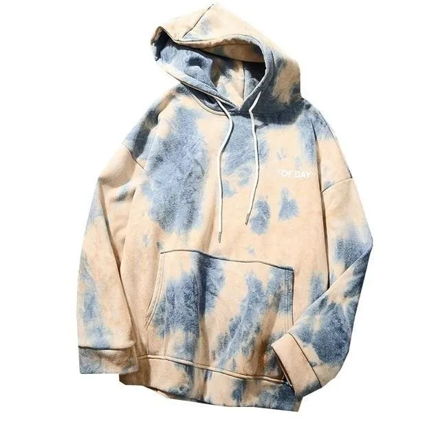 Tie Dye Autumn Winter 2 Piece Set Women Hoodies Pants Printed Sportswear Suits Thicken Warm Ladies Girls Hoodie Sets Tracksuits