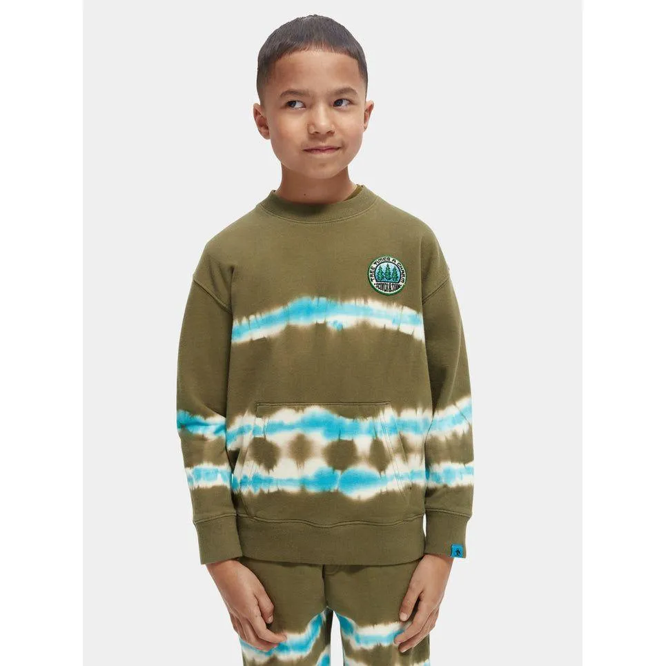Tie-Dye Crewneck Sweatshirt