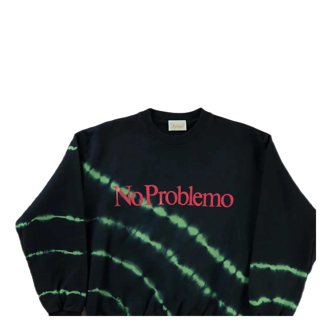 Tie-dye No Problemo Sweatshirt Green