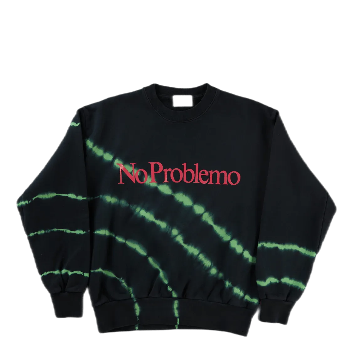 Tie-dye No Problemo Sweatshirt Green