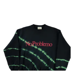 Tie-dye No Problemo Sweatshirt Green