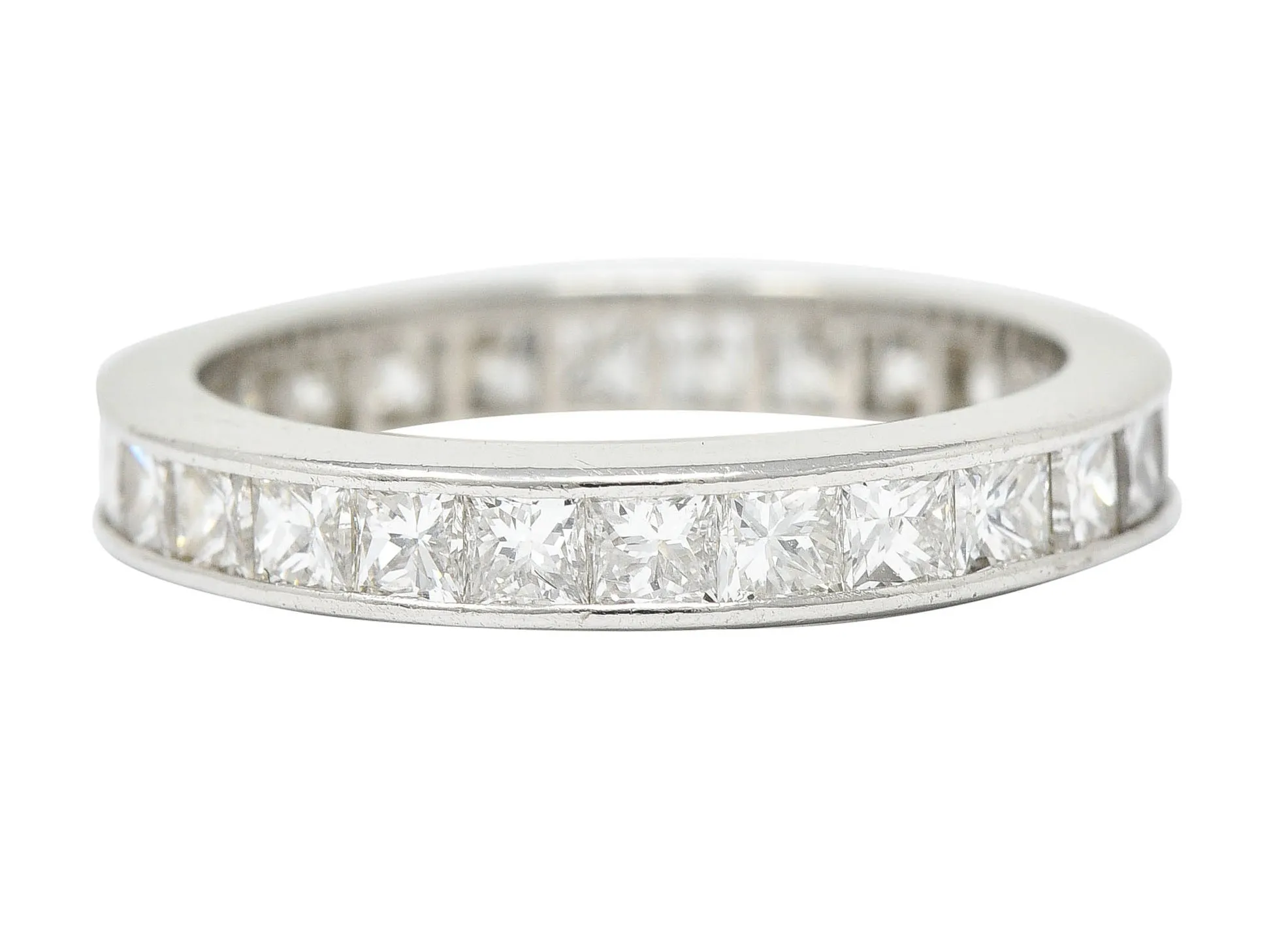 Tiffany & Co. 1.55 CTW Diamond Platinum Eternity Band Ring