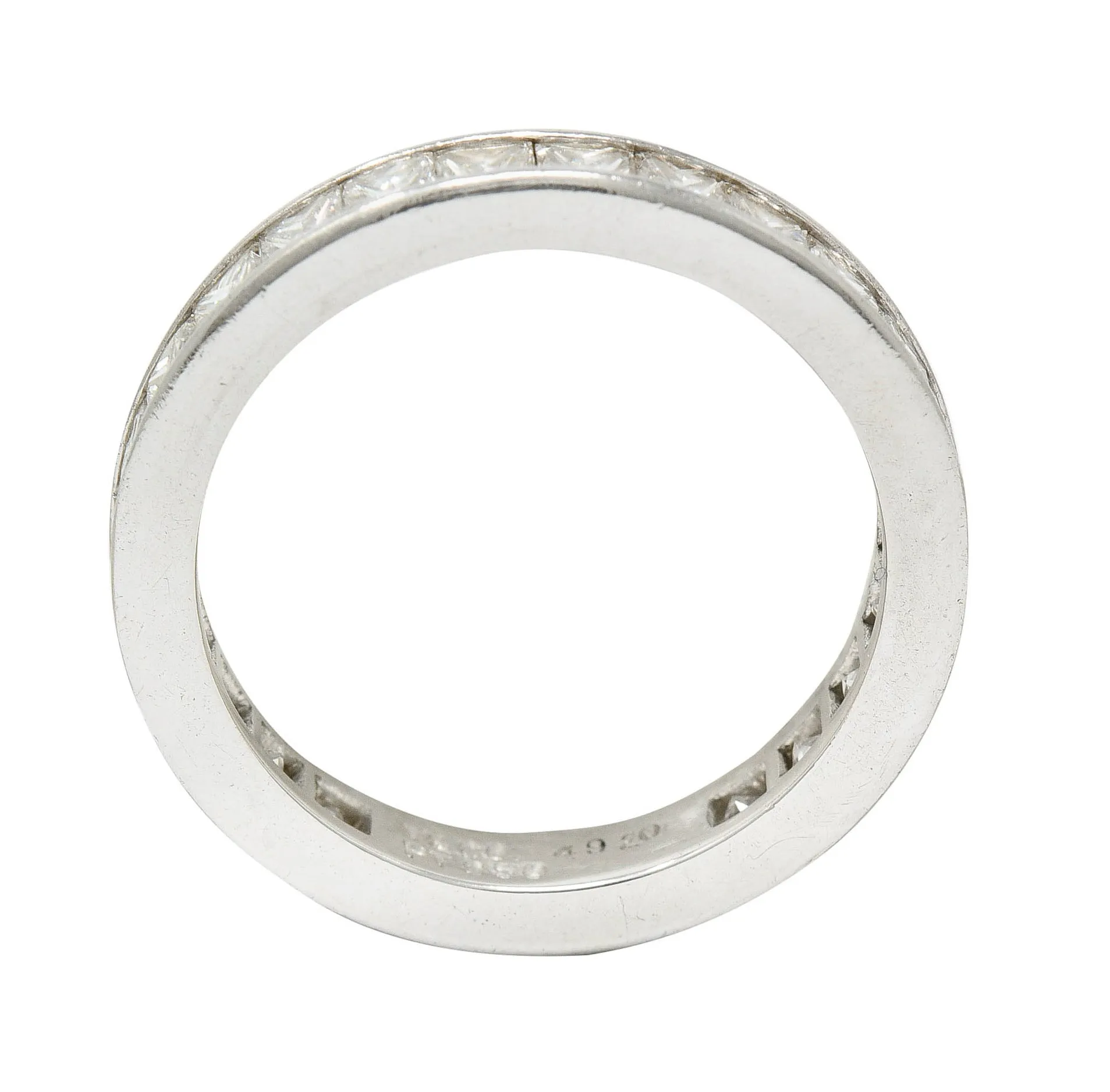 Tiffany & Co. 1.55 CTW Diamond Platinum Eternity Band Ring