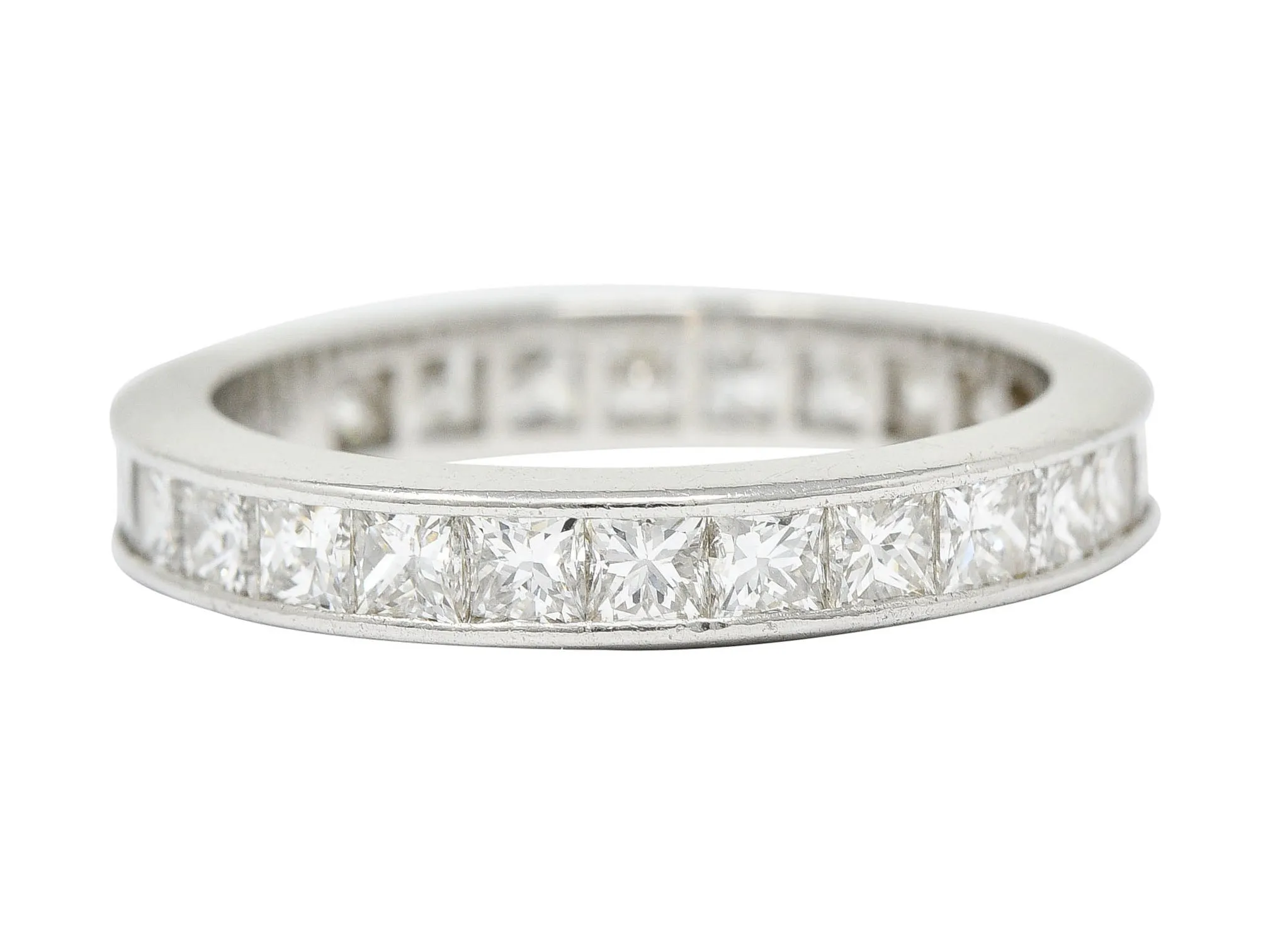 Tiffany & Co. 1.55 CTW Diamond Platinum Eternity Band Ring