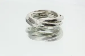 Tiffany & Co Sterling Silver Rolling Ring Band Size Size 6