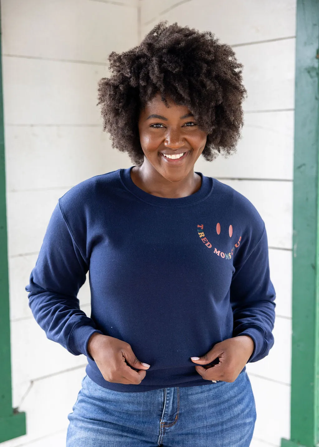 Tired Moms Club Graphic Sweatshirt