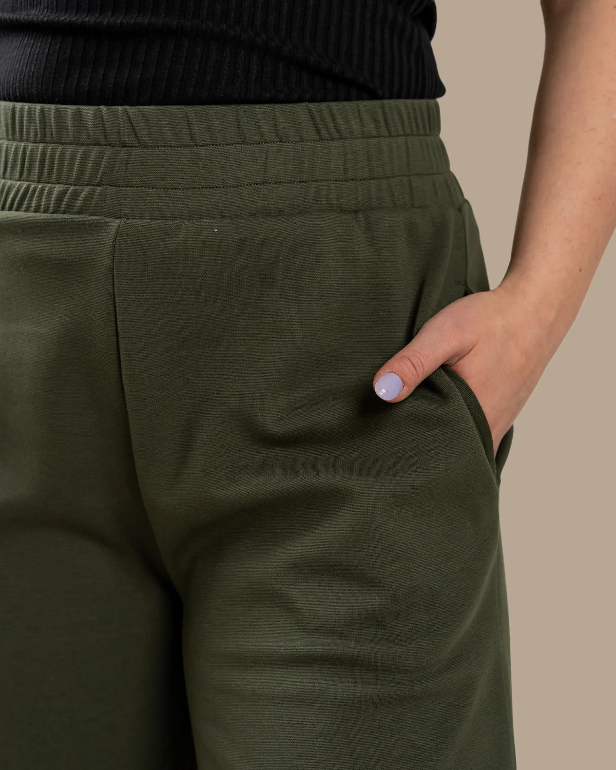 Toive Wide Trousers Khaki