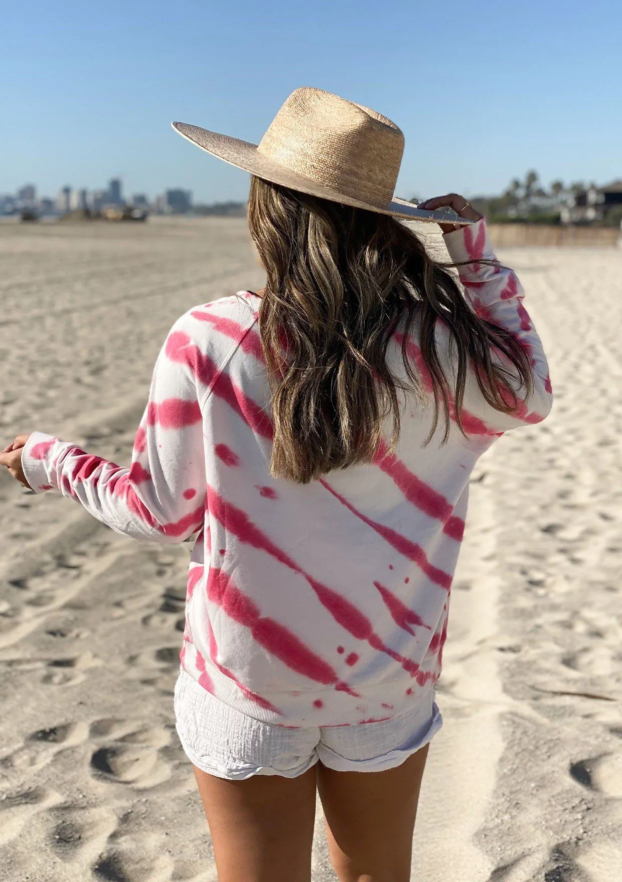 Topanga Vibes Tie Dye Sweatshirt