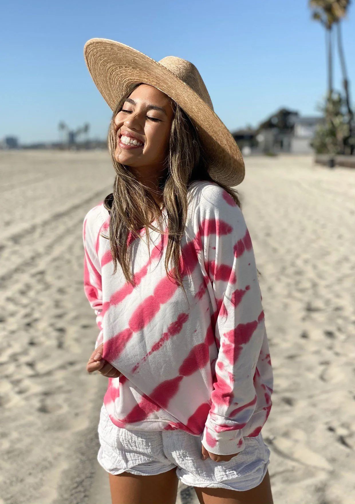 Topanga Vibes Tie Dye Sweatshirt