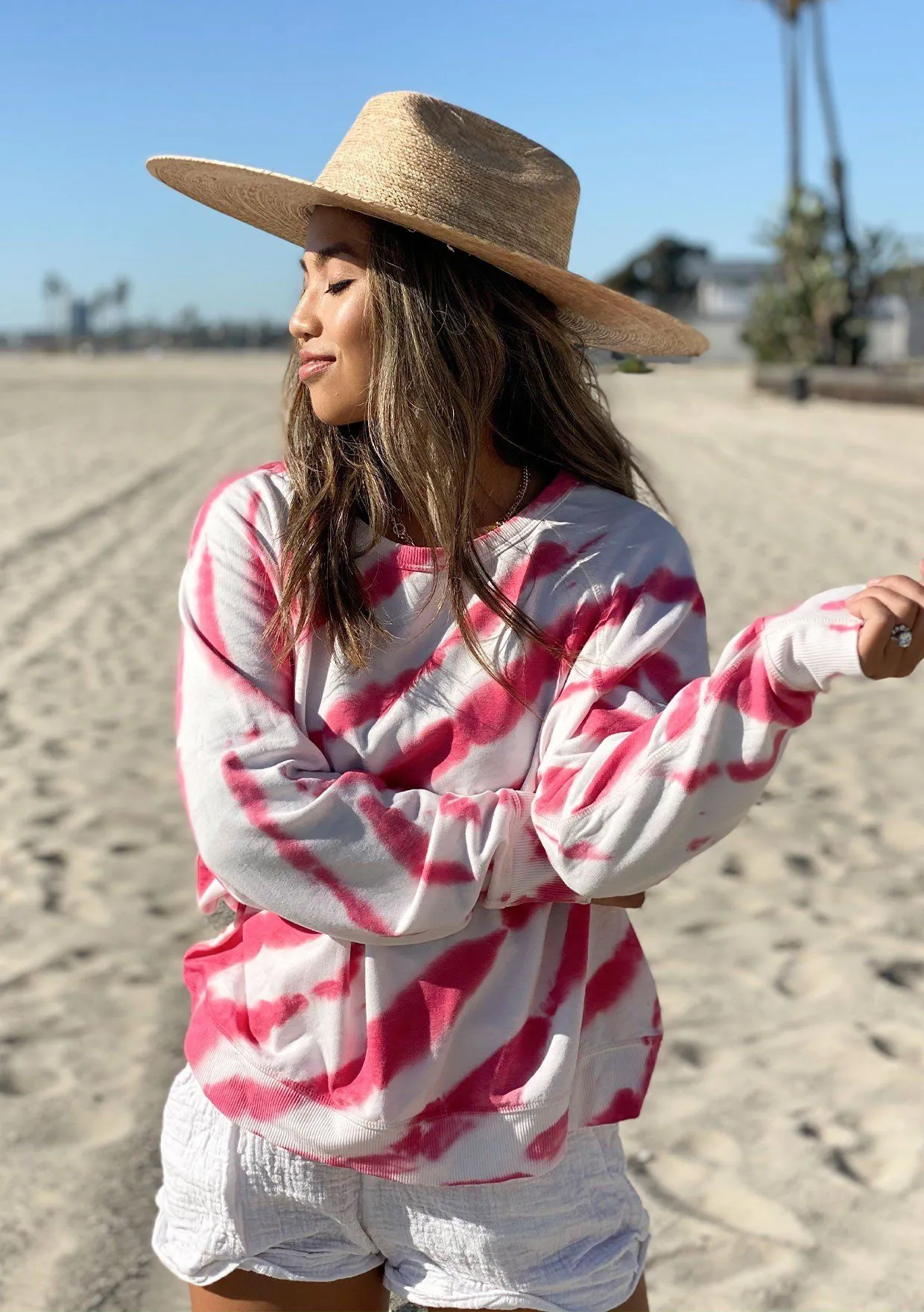 Topanga Vibes Tie Dye Sweatshirt