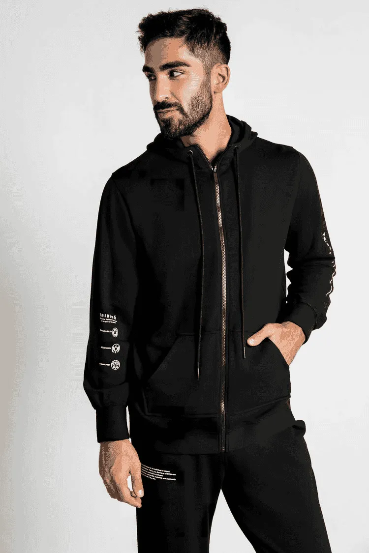 TRIBE OF 6 BRIGGS FOOTBALL ZIP UP