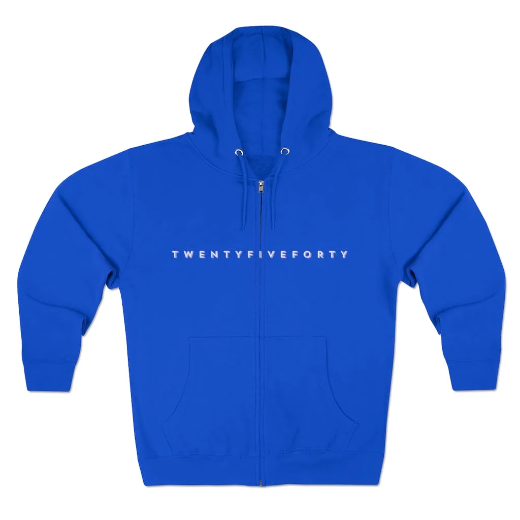 TwentyFiveForty Logo Hoodie - Unisex Full Zip