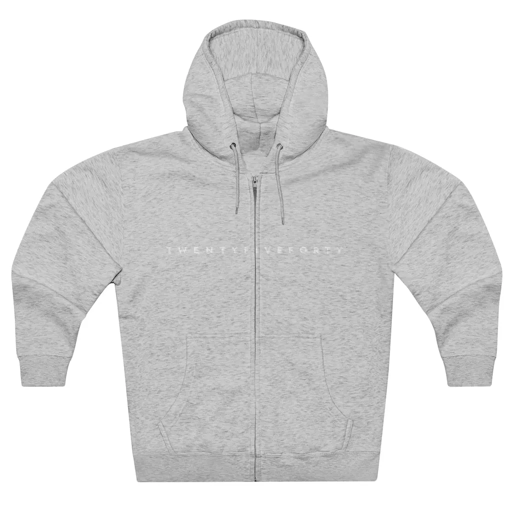 TwentyFiveForty Logo Hoodie - Unisex Full Zip