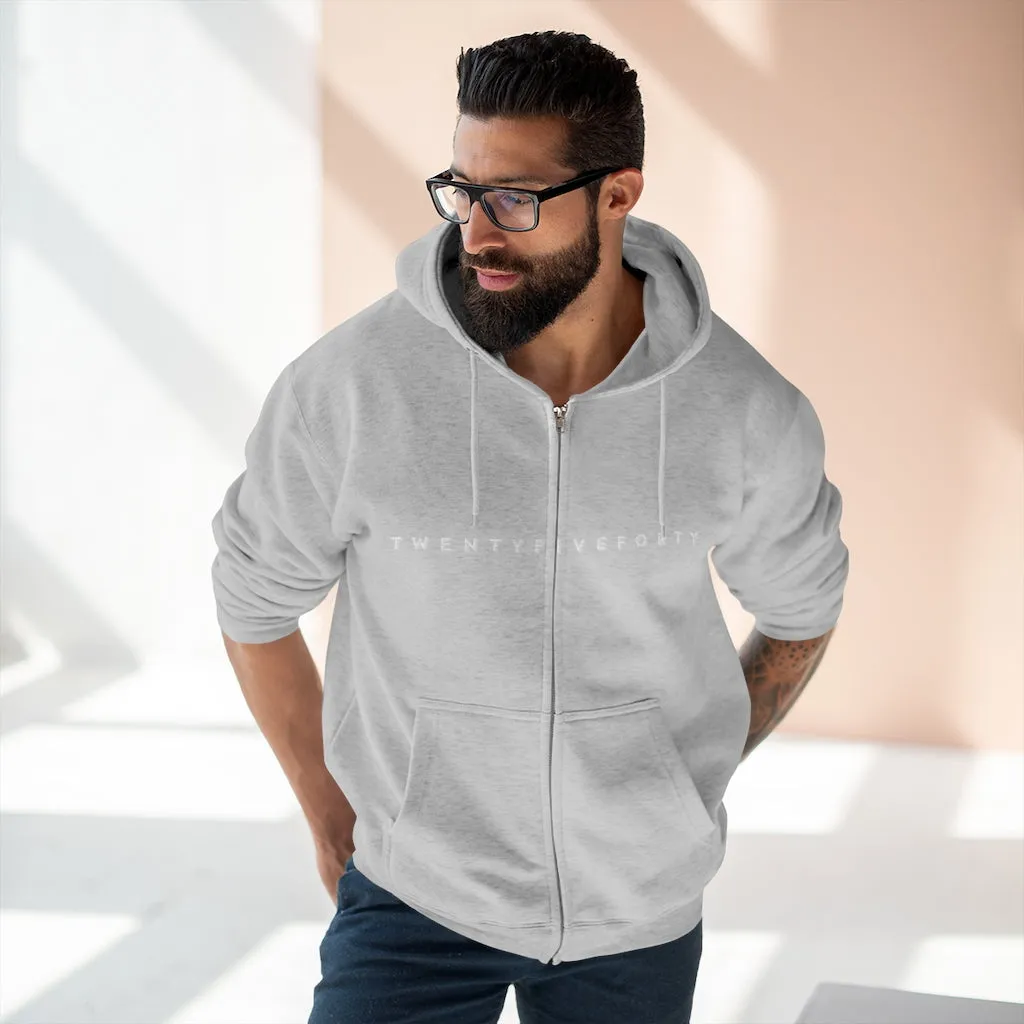 TwentyFiveForty Logo Hoodie - Unisex Full Zip
