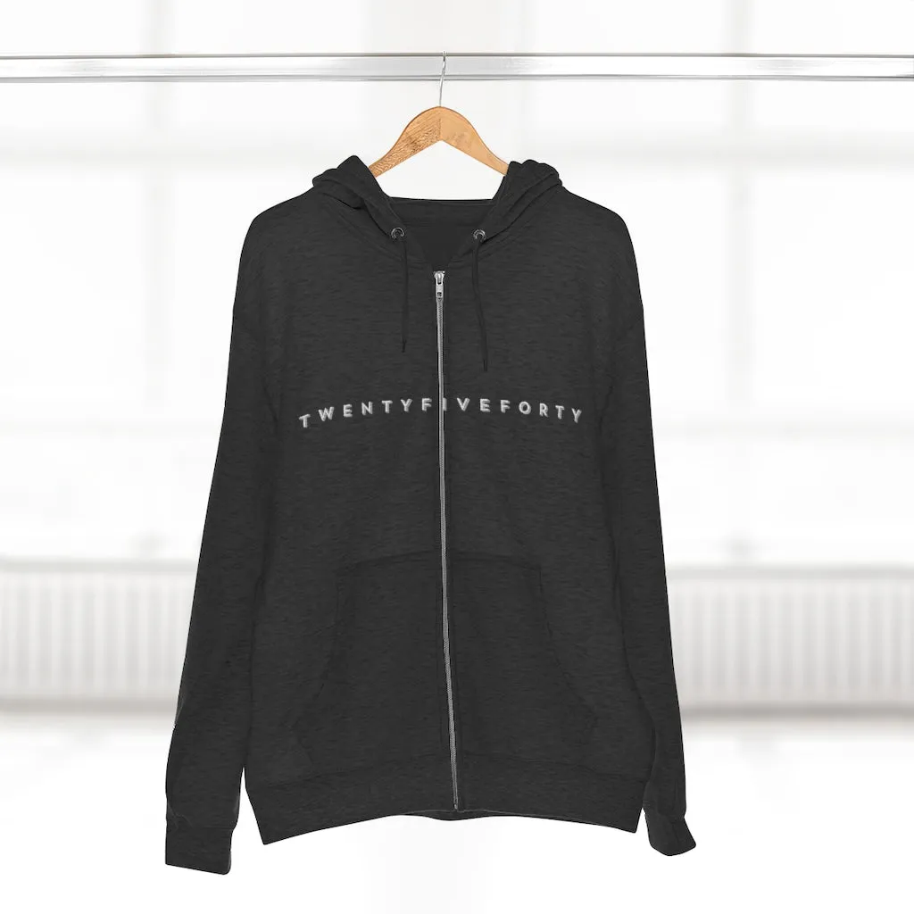 TwentyFiveForty Logo Hoodie - Unisex Full Zip