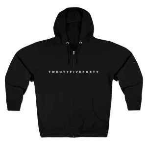 TwentyFiveForty Logo Hoodie - Unisex Full Zip
