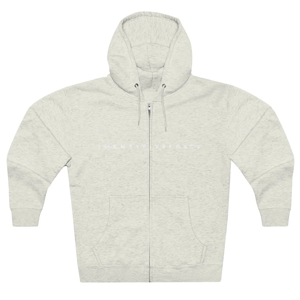 TwentyFiveForty Logo Hoodie - Unisex Full Zip