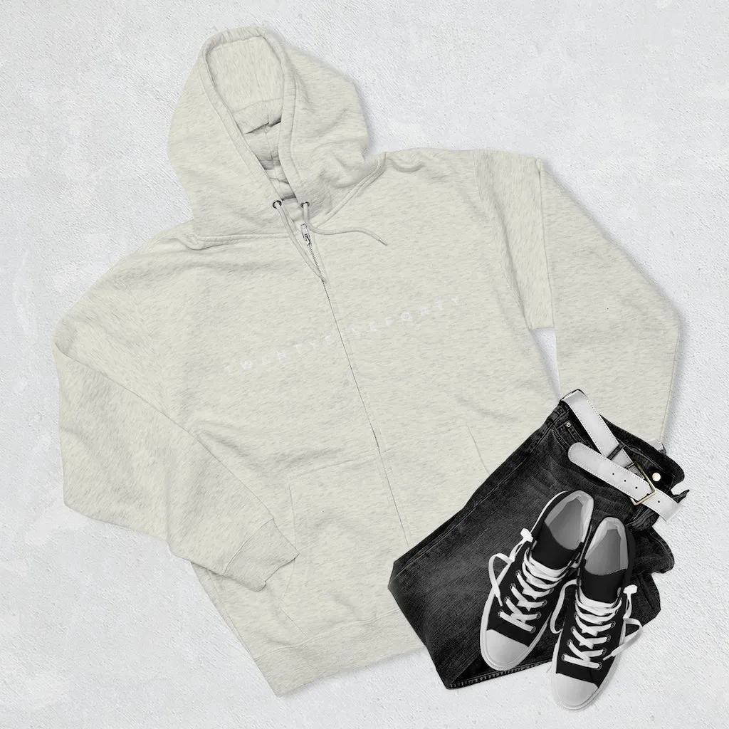 TwentyFiveForty Logo Hoodie - Unisex Full Zip